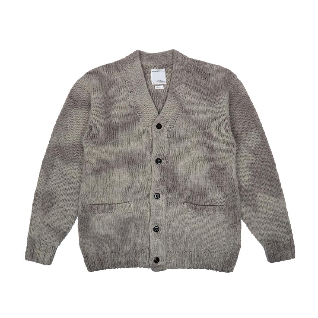 SELMER LONG CARDIGAN (UNEVEN DYE) GREY - 1