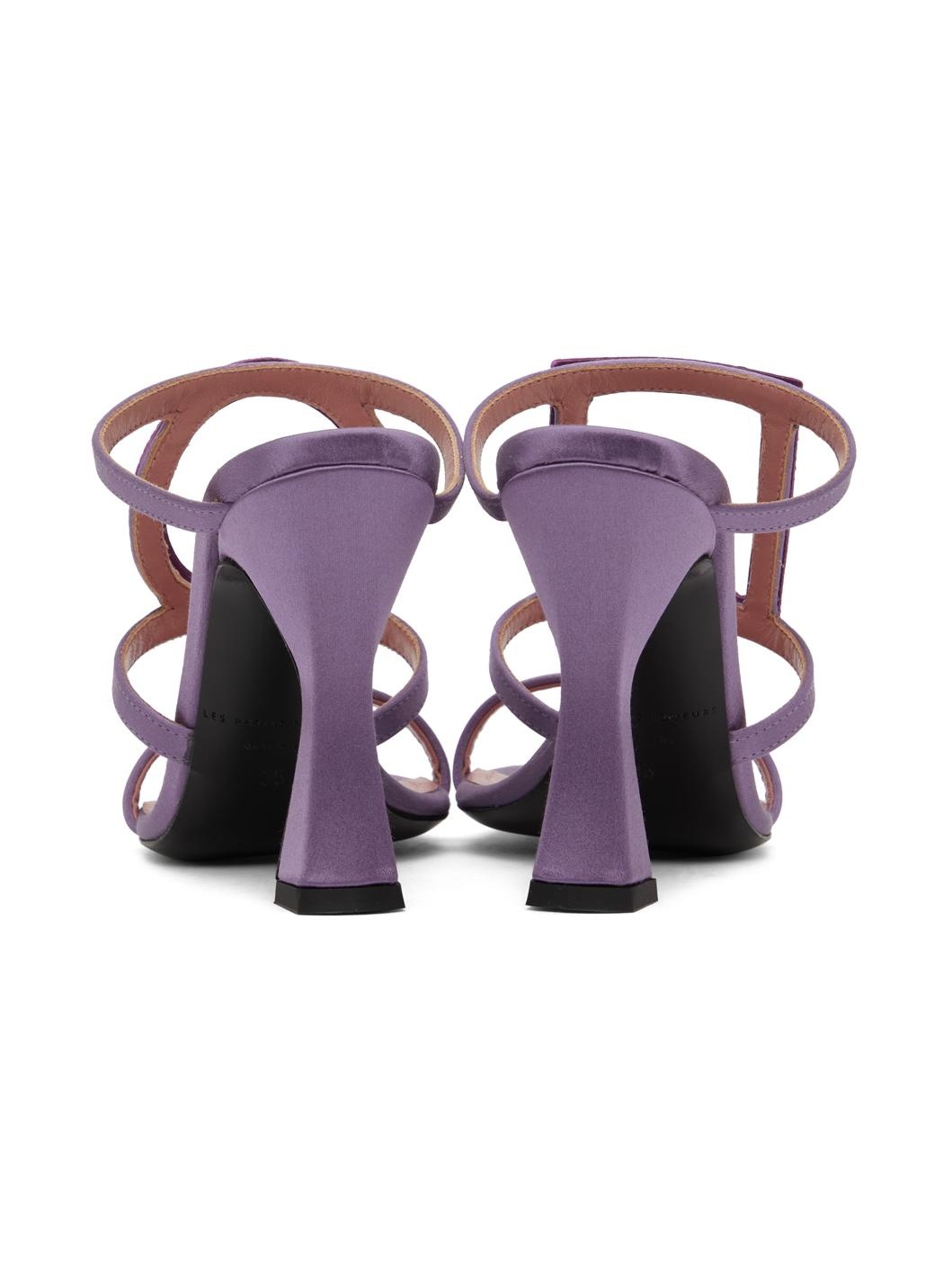 Purple Hoya Heeled Sandals - 2