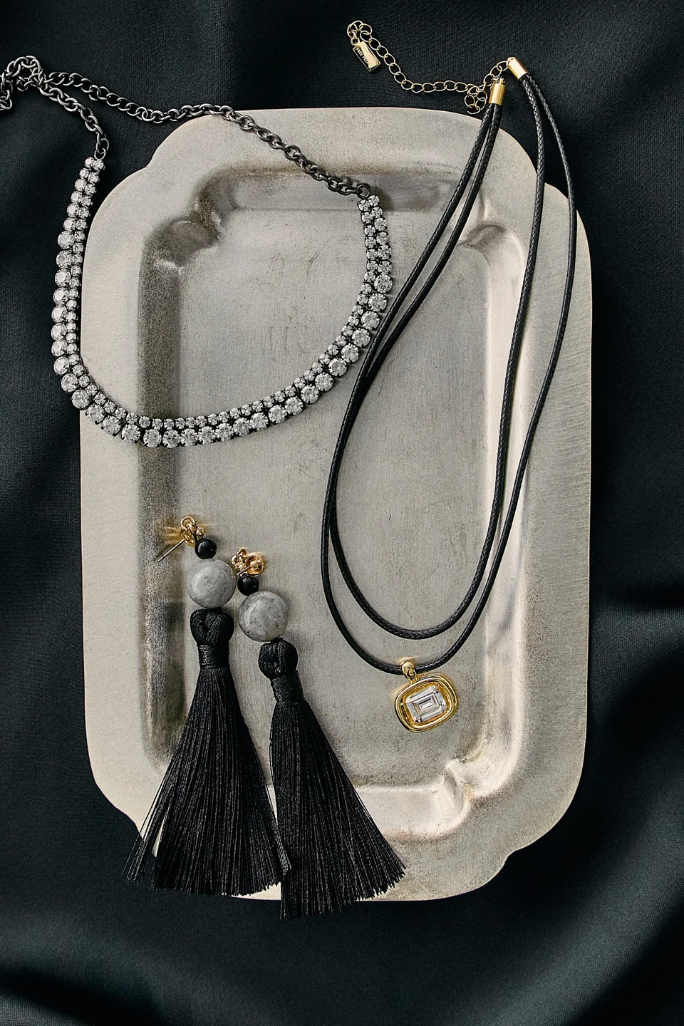 Pip Semiprecious Tassel Earrings - 1