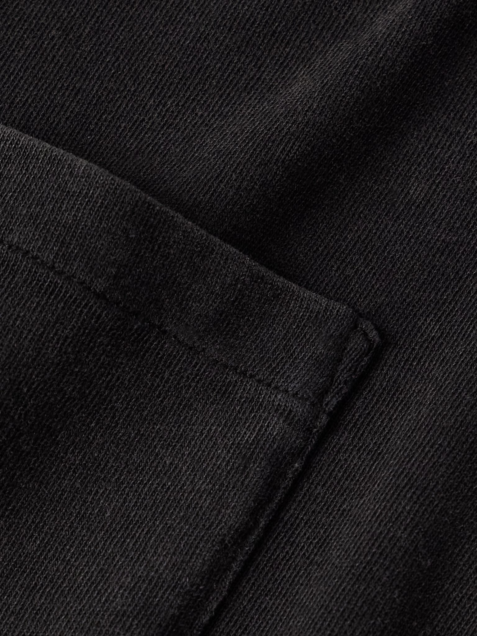 Slim-Fit Cold-Dyed Cotton T-Shirt Charcoal - 5