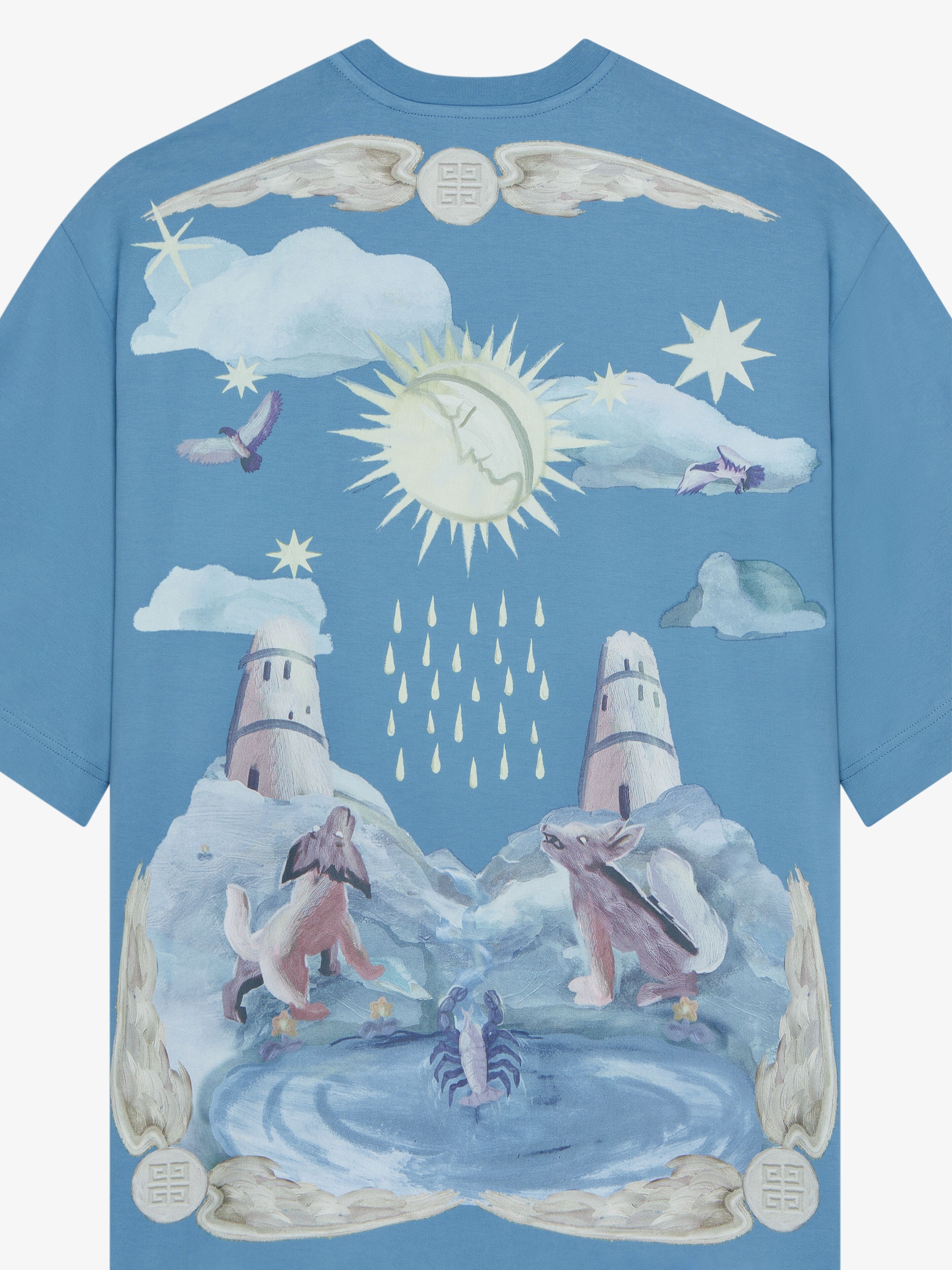 T-SHIRT IN COTTON GIVENCHY SUN STARS - 5