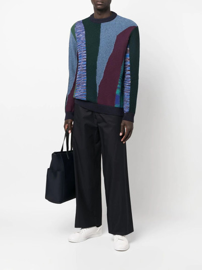 Missoni intarsia-knit long-sleeved jumper outlook