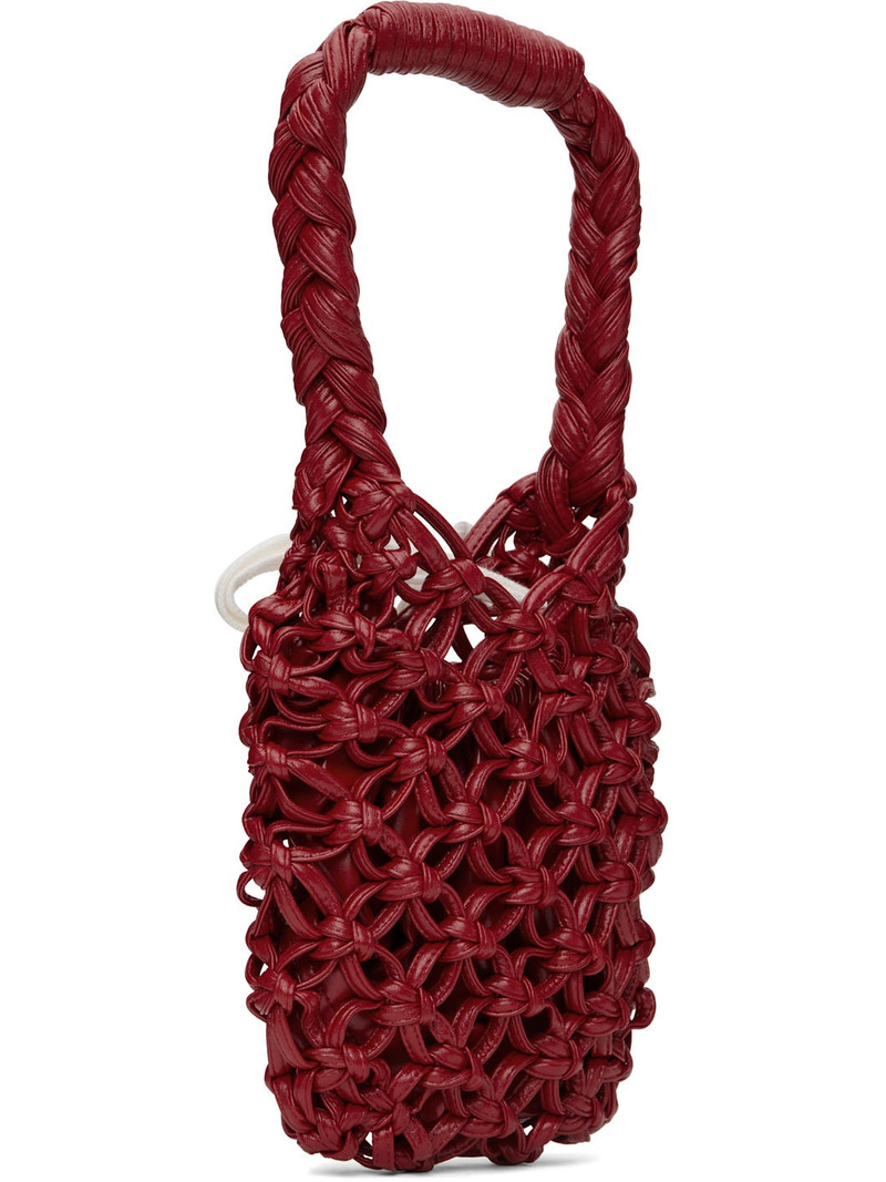 Red Synthetic Leather Bag 3