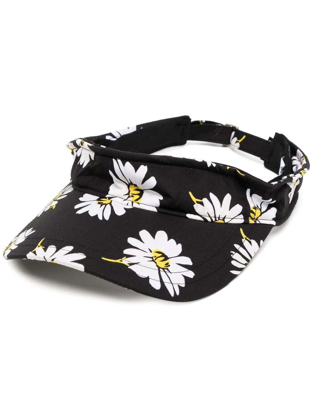 floral-print cotton visor - 1