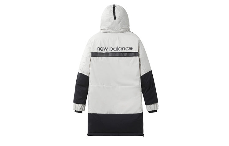 New Balance Winter Down Cotton Jacket 'White Black' NPA44023-BEI - 2