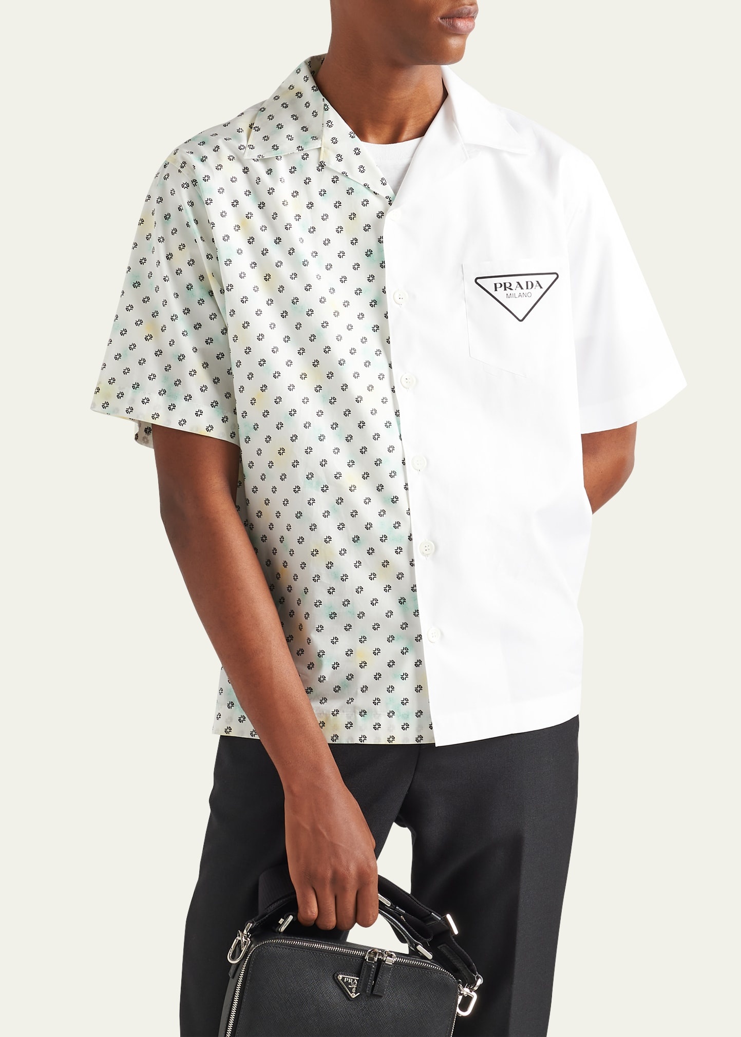Men's Poplin Double Match Camp Shirt - 4