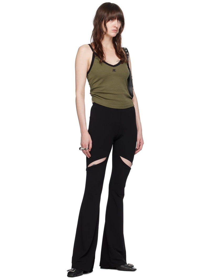 courrèges Black Ellipse Trousers outlook