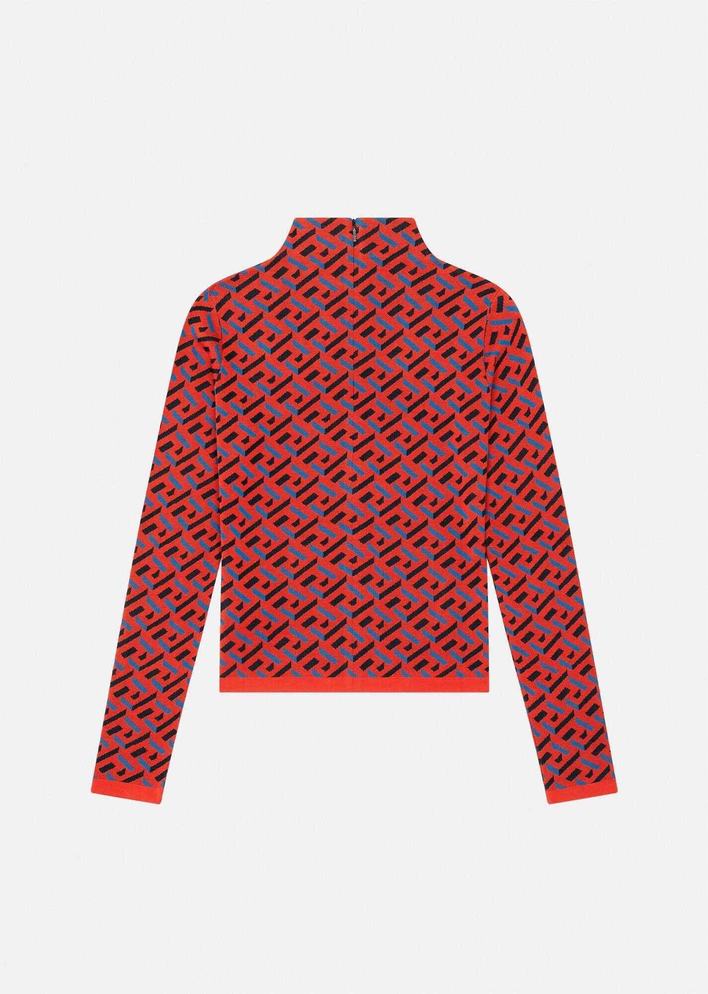 La Greca Silk Sweater - 3