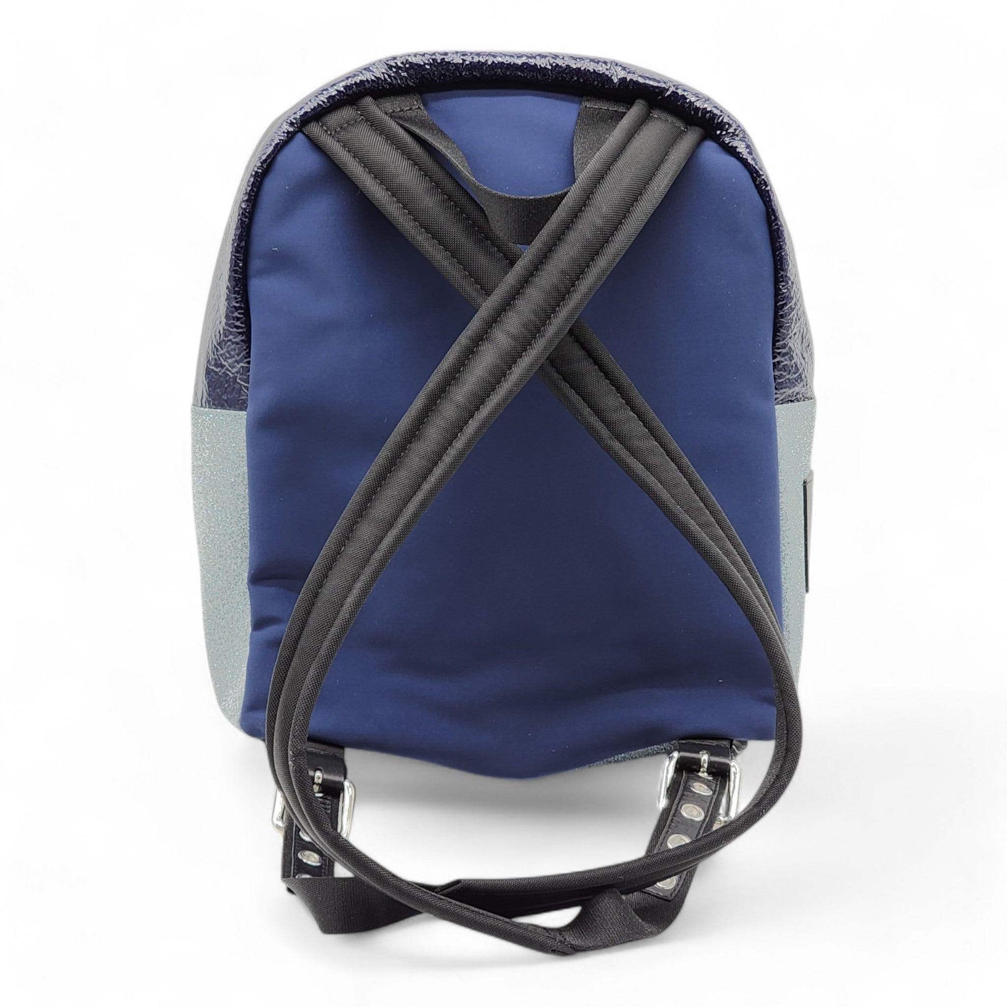 Giuseppe Zanotti Logo Backpack - Nylon, Leather, Suede - Blue - 2