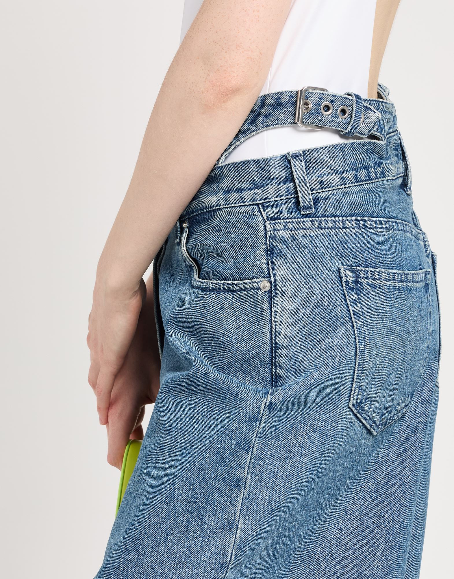 Blue Women's Denim Pants - 4