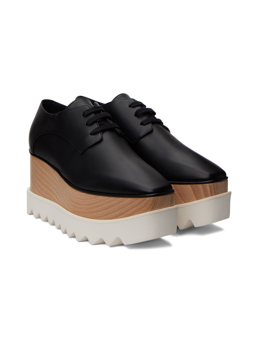 Black Elyse Platform Derbys - 4