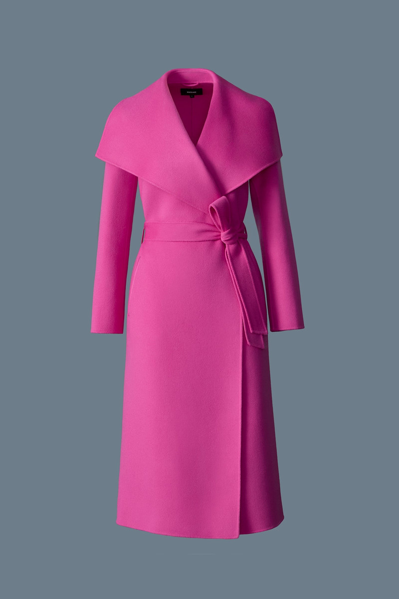 MAI-CN Double-face wool wrap coat 1