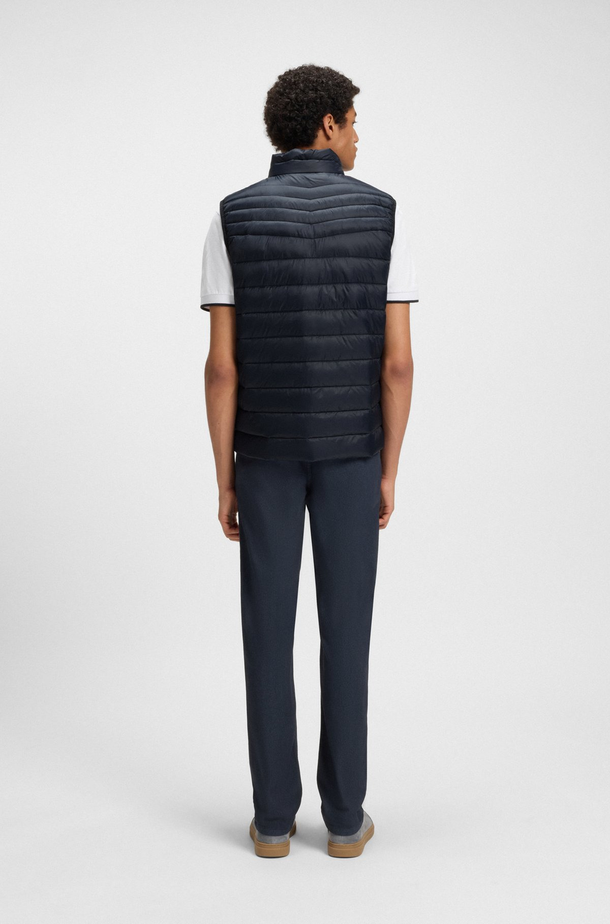 PACKABLE DOWN GILET IN WATER-REPELLENT FABRIC - 4