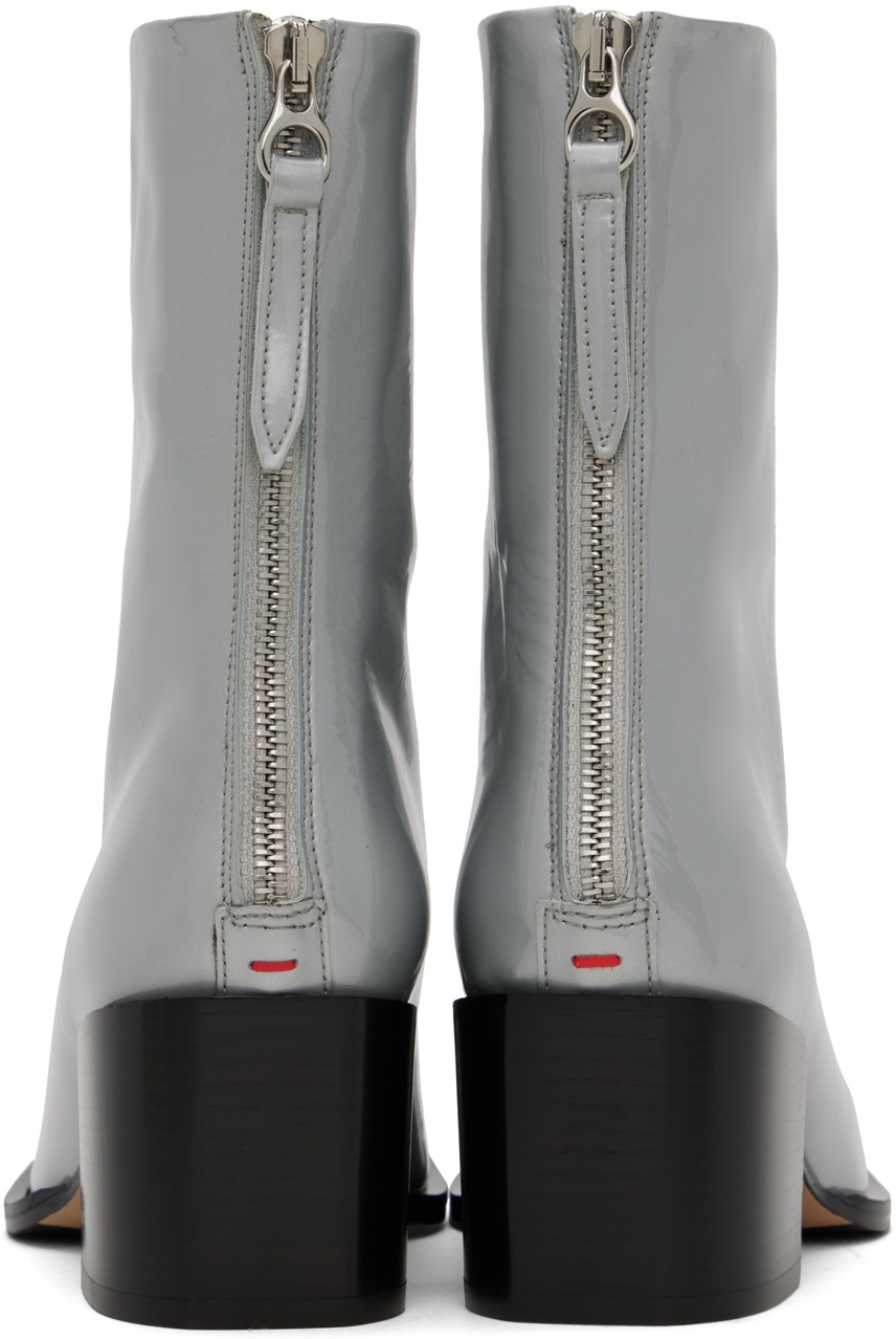 【関税込み】Aeyde シルバー Amina ブーツ AEYDĒ Silver Amina Boots - ShopStyle