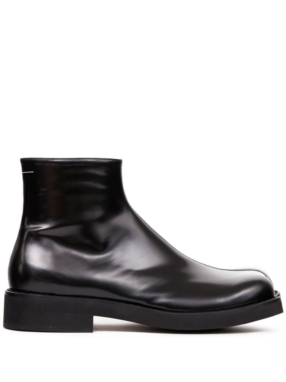 TRUNK LEATHER ANKLE BOOTS - 1