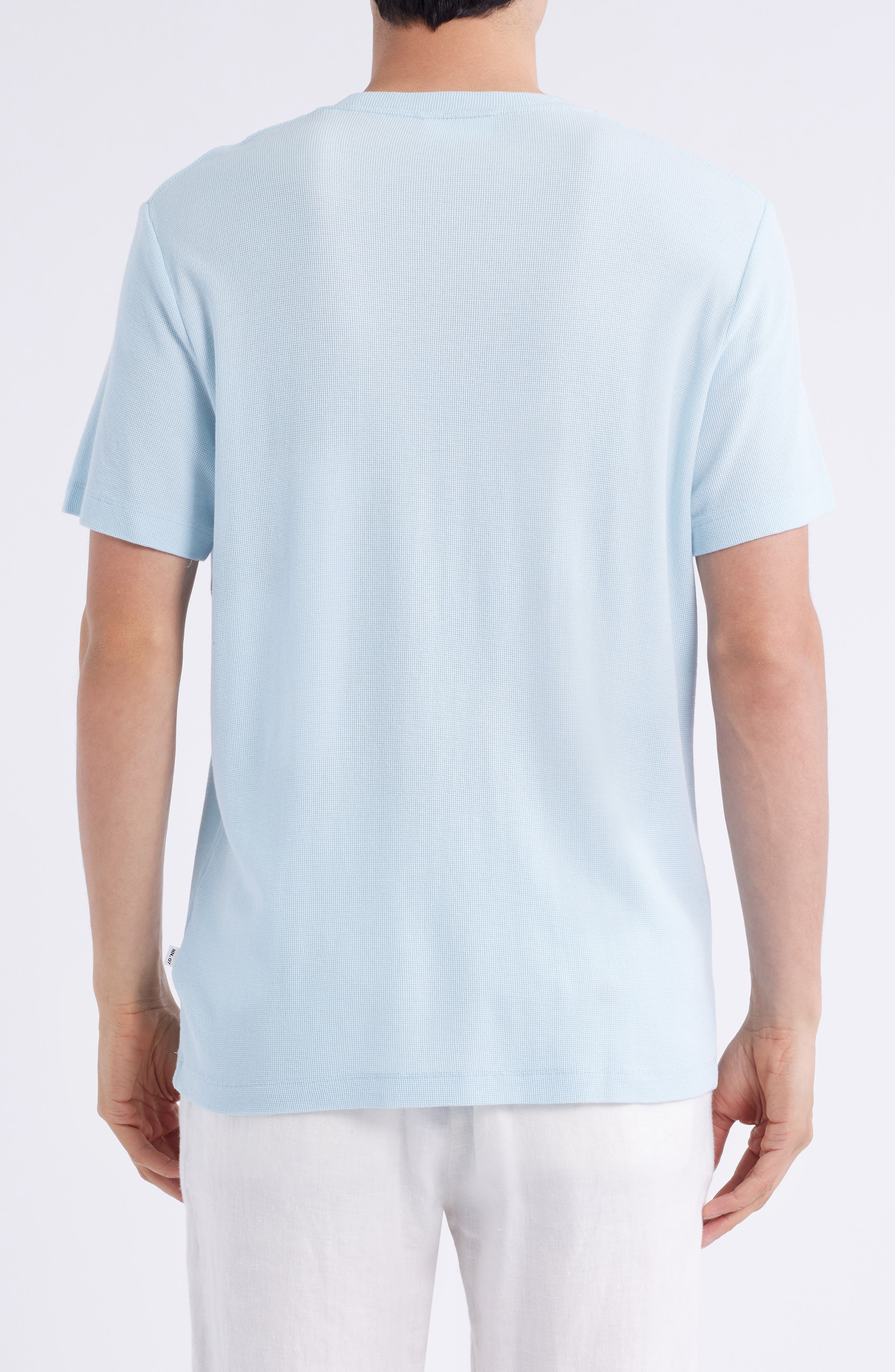 NN07 Clive Cotton Blend T-Shirt in Winter Sky at Nordstrom - 2