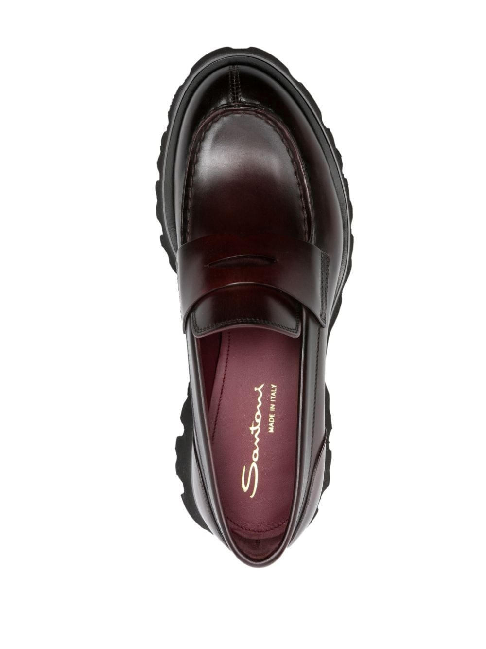 Alfie penny-slot leather loafers - 4