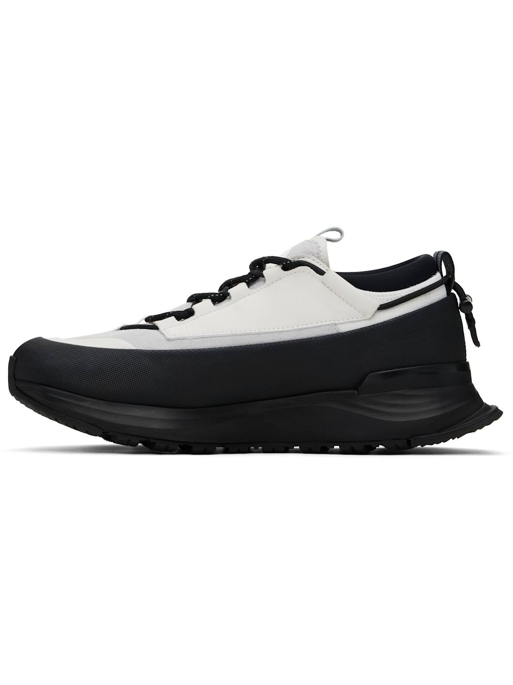 White & Black Glacier Trail Sneakers - 3