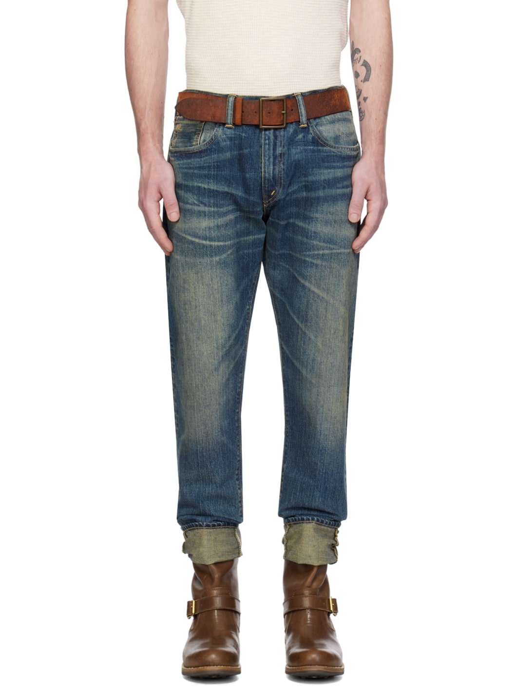 Indigo Slim Fit Jeans - 1