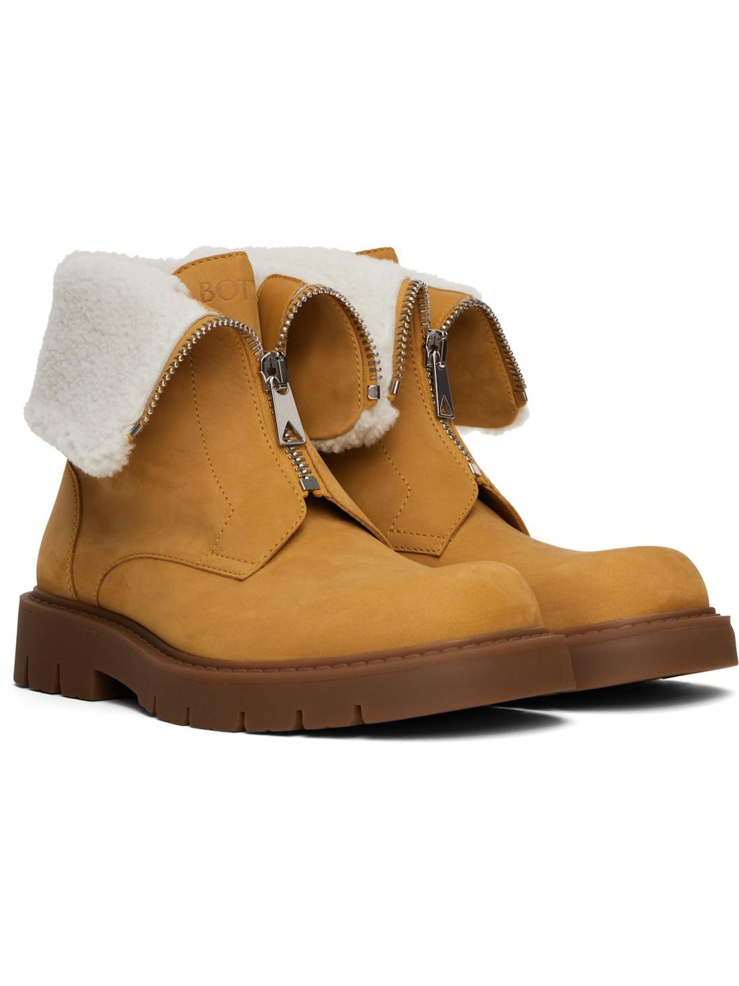 Beige Haddock Ankle Boots - 4