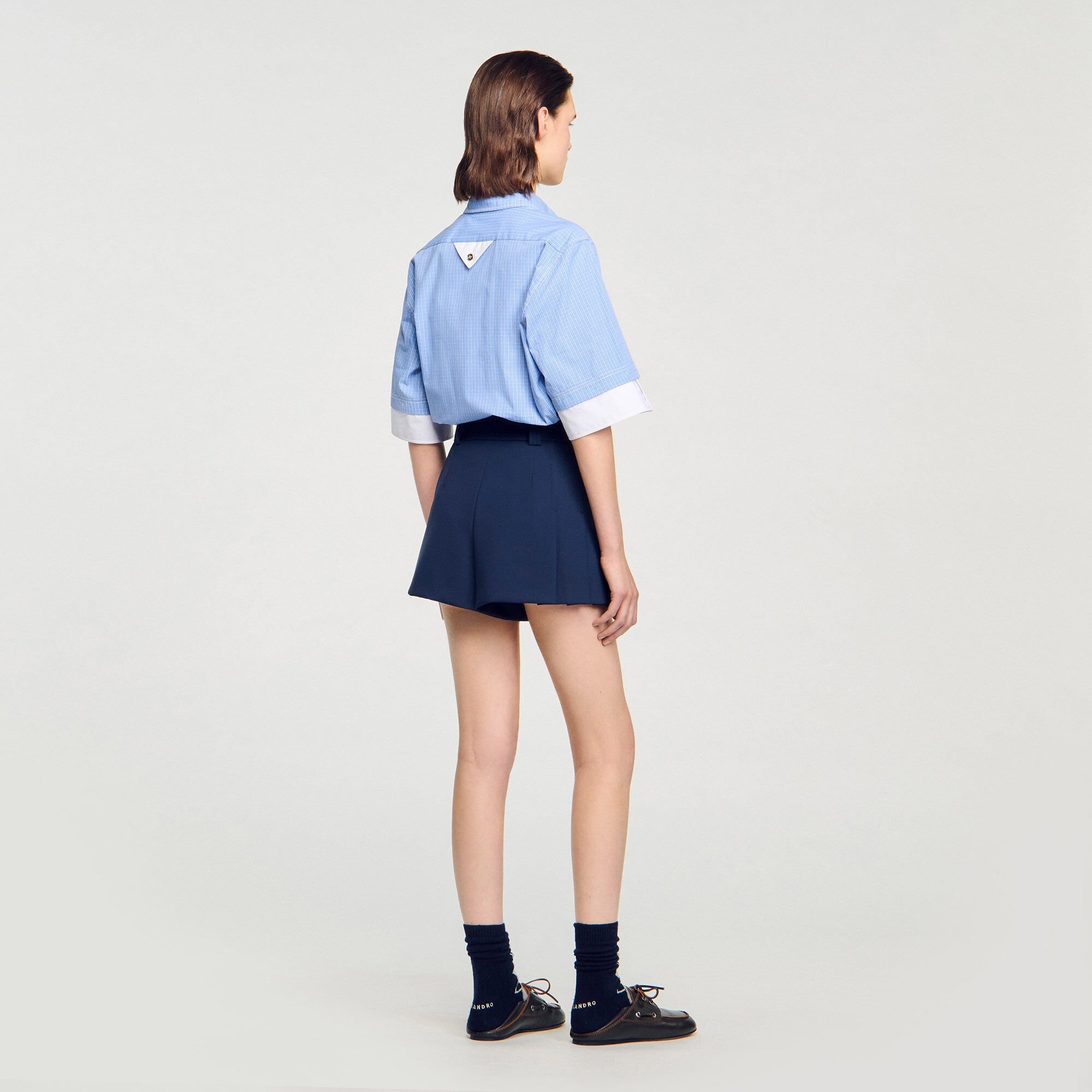 TAILORED PLEATED SHORTS - 5