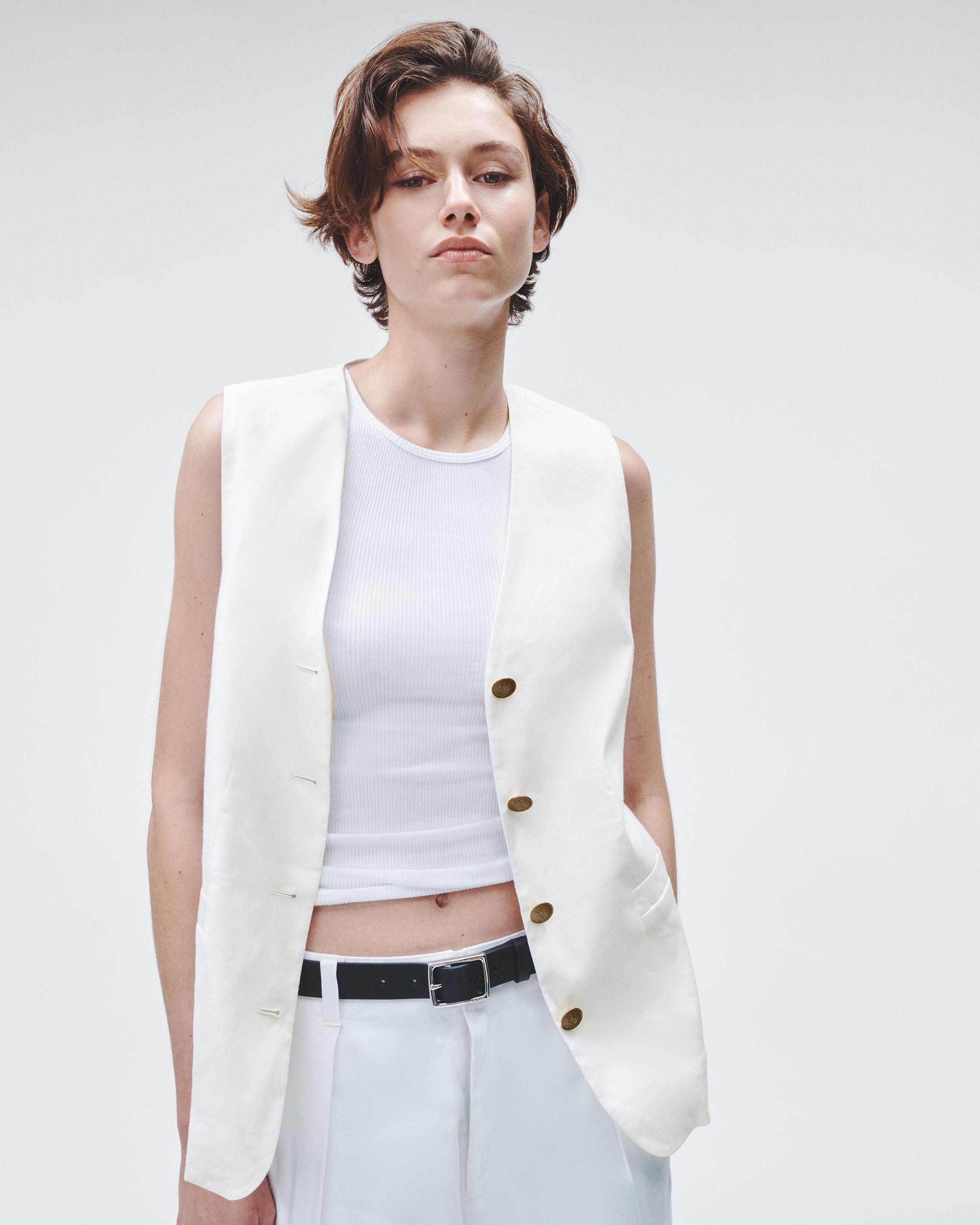 Charlotte Linen Vest - 2