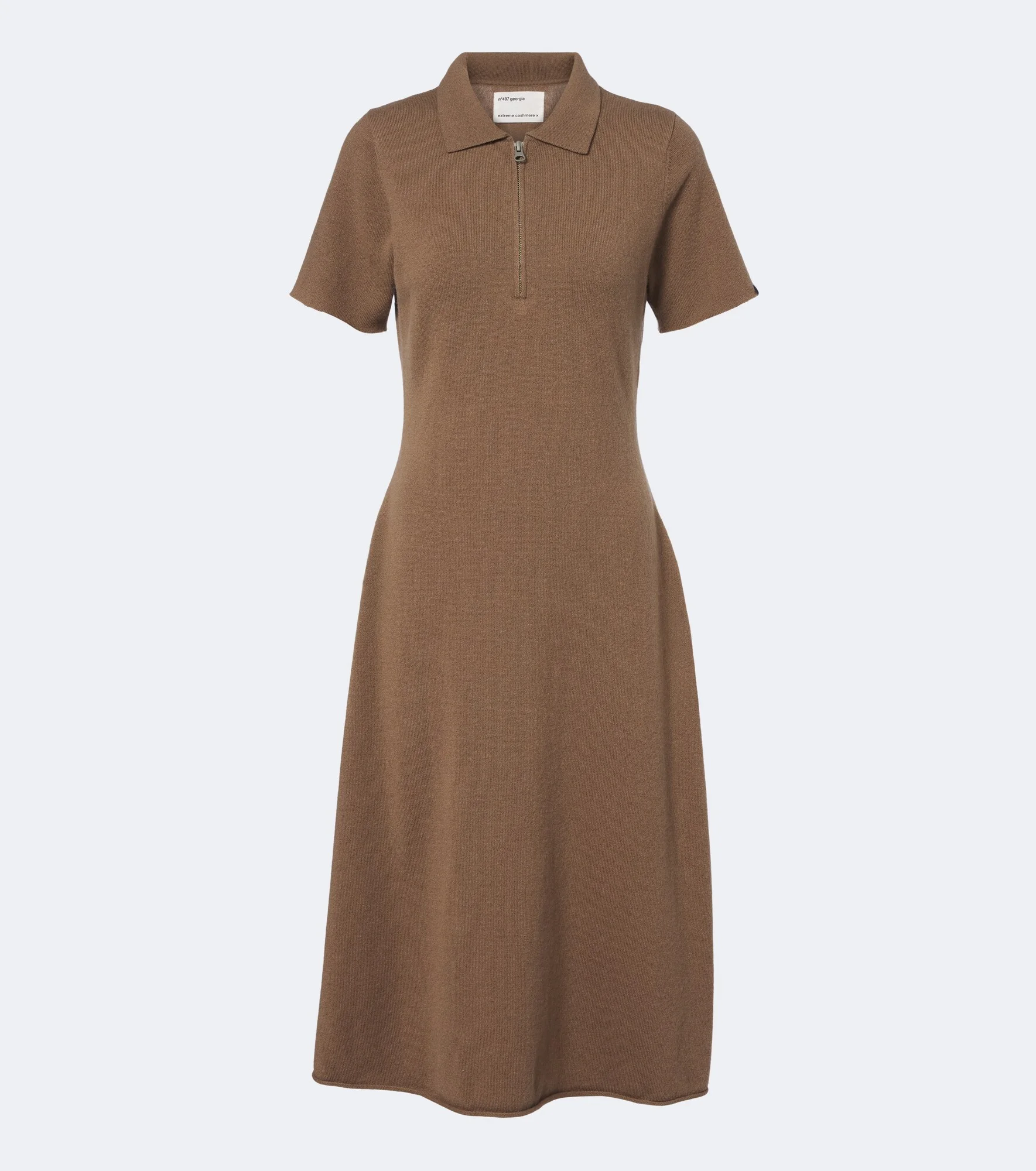 N°497 Georgia cashmere-blend polo dress - 1