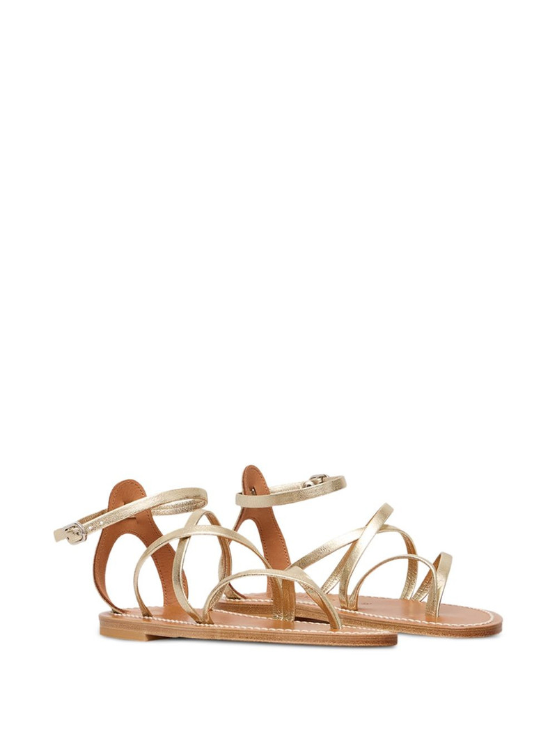 K.JACQUES Epicure multi-strap leather flat sandals outlook