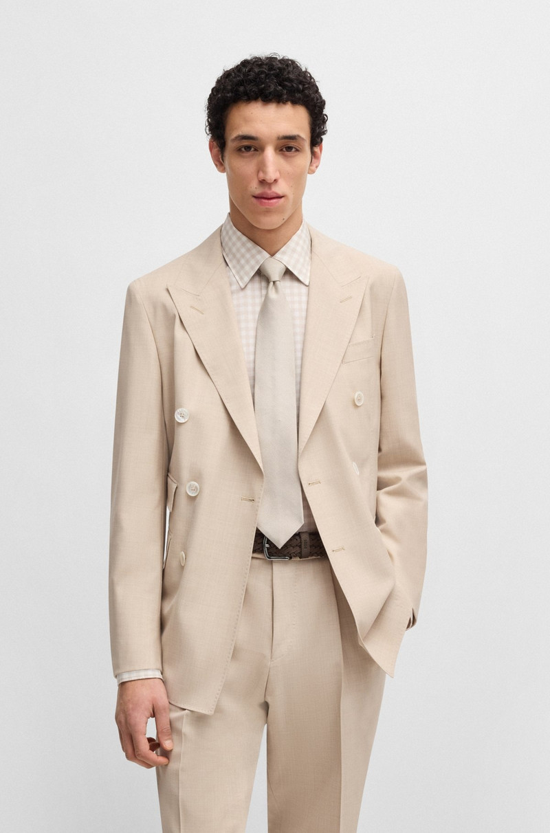 BOSS PATTERNED TIE IN ITALIAN-MADE SILK JACQUARD outlook