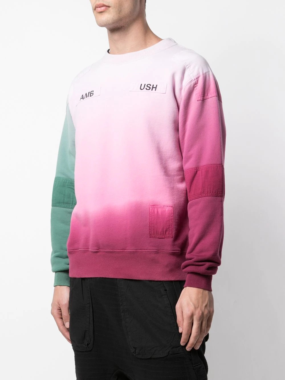 logo-print ombré sweatshirt - 3