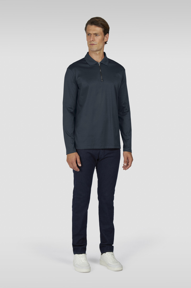 Paul & Shark AQUA TOUCH COTTON ZIP-UP POLO SHIRT outlook