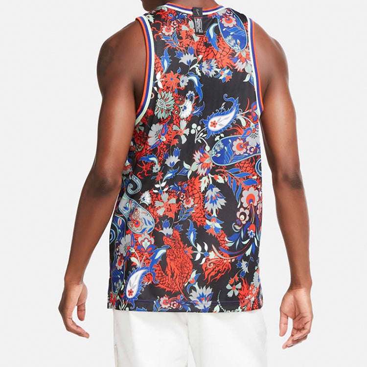 Nike Dri-FIT DNA Dragon Applique Stitching Sports Vest Men Multicolor CK6302-457 - 4