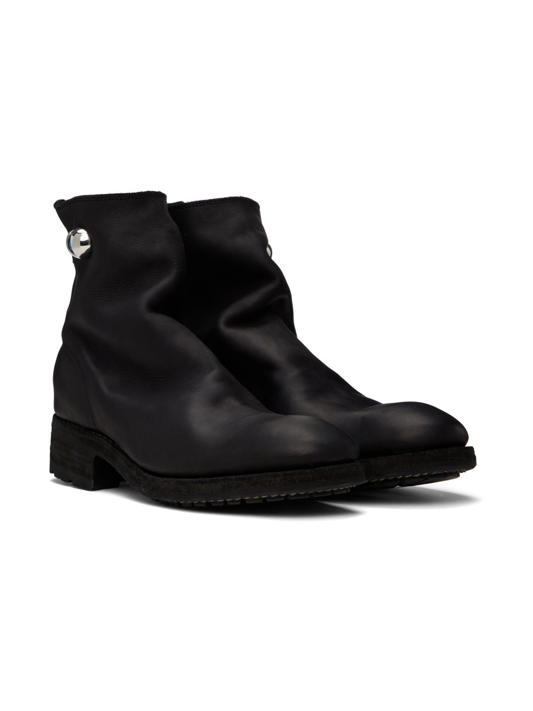 Black Guidi Edition Boots - 4