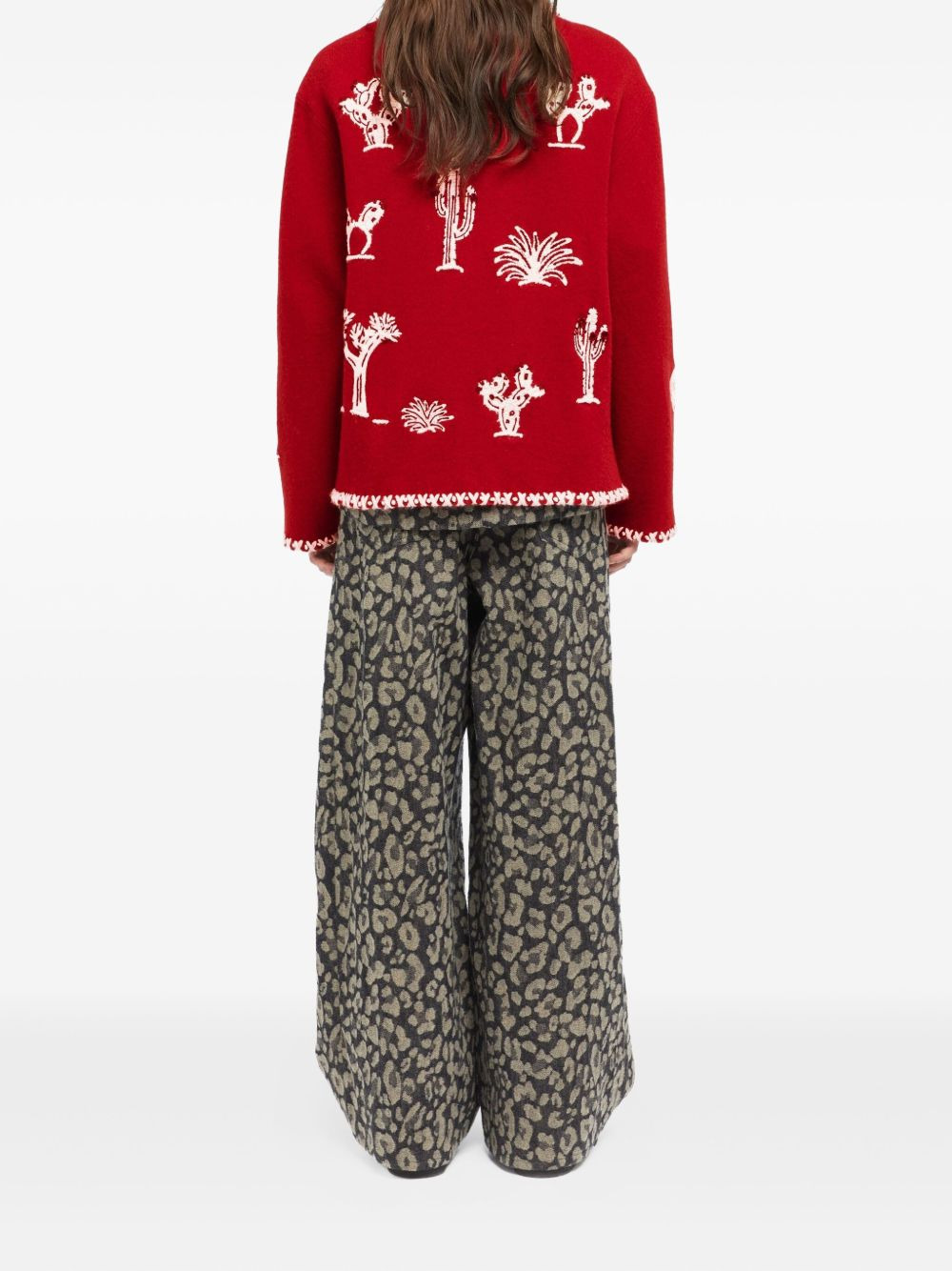 Remember Me palm-tree car wool jacket - 4