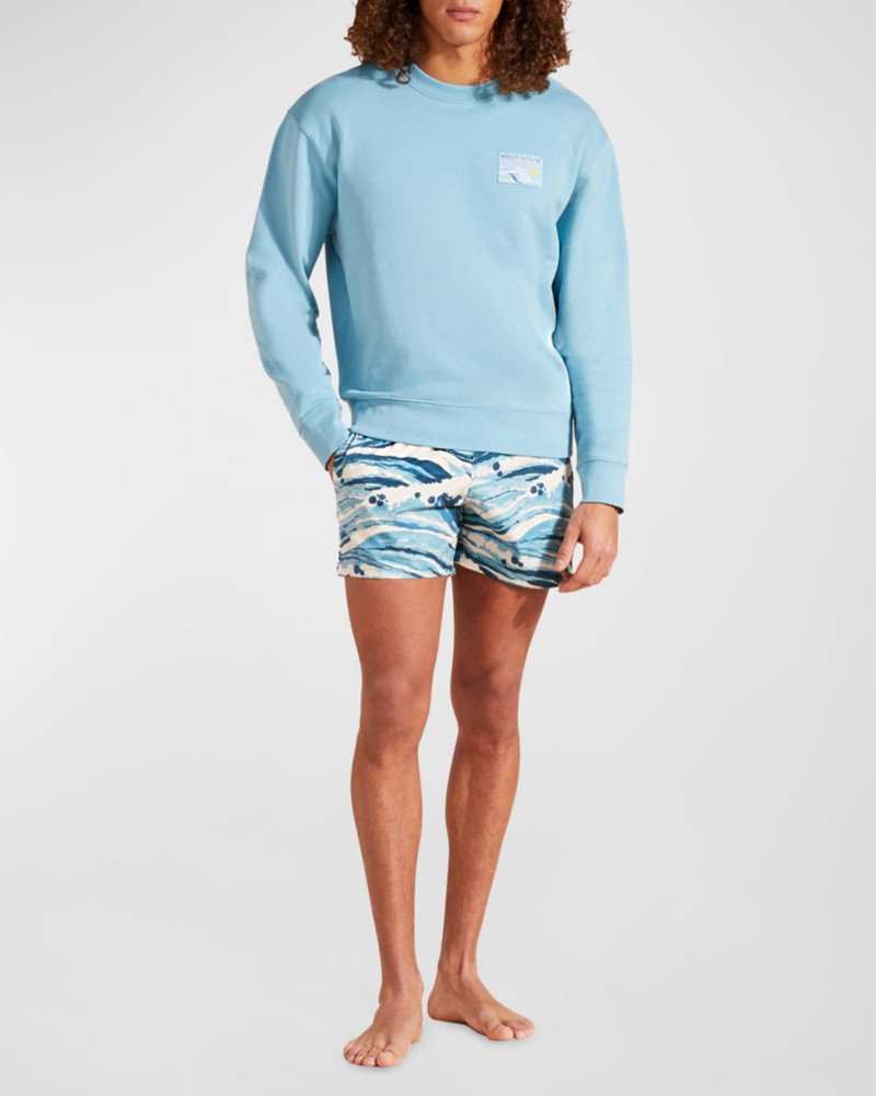 Vilebrequin x Maison Kitsune Men & apos;s Wave Sweatshirt outlook