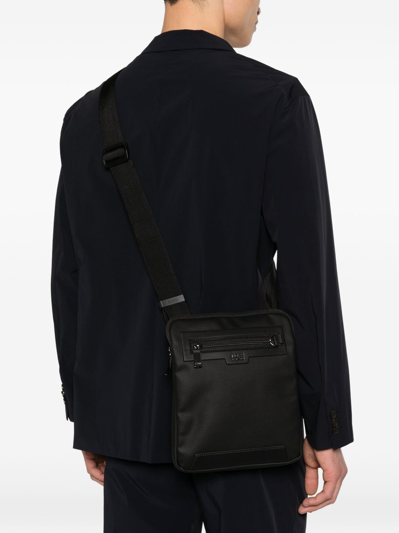 BOSS logo-plaque messenger bag outlook