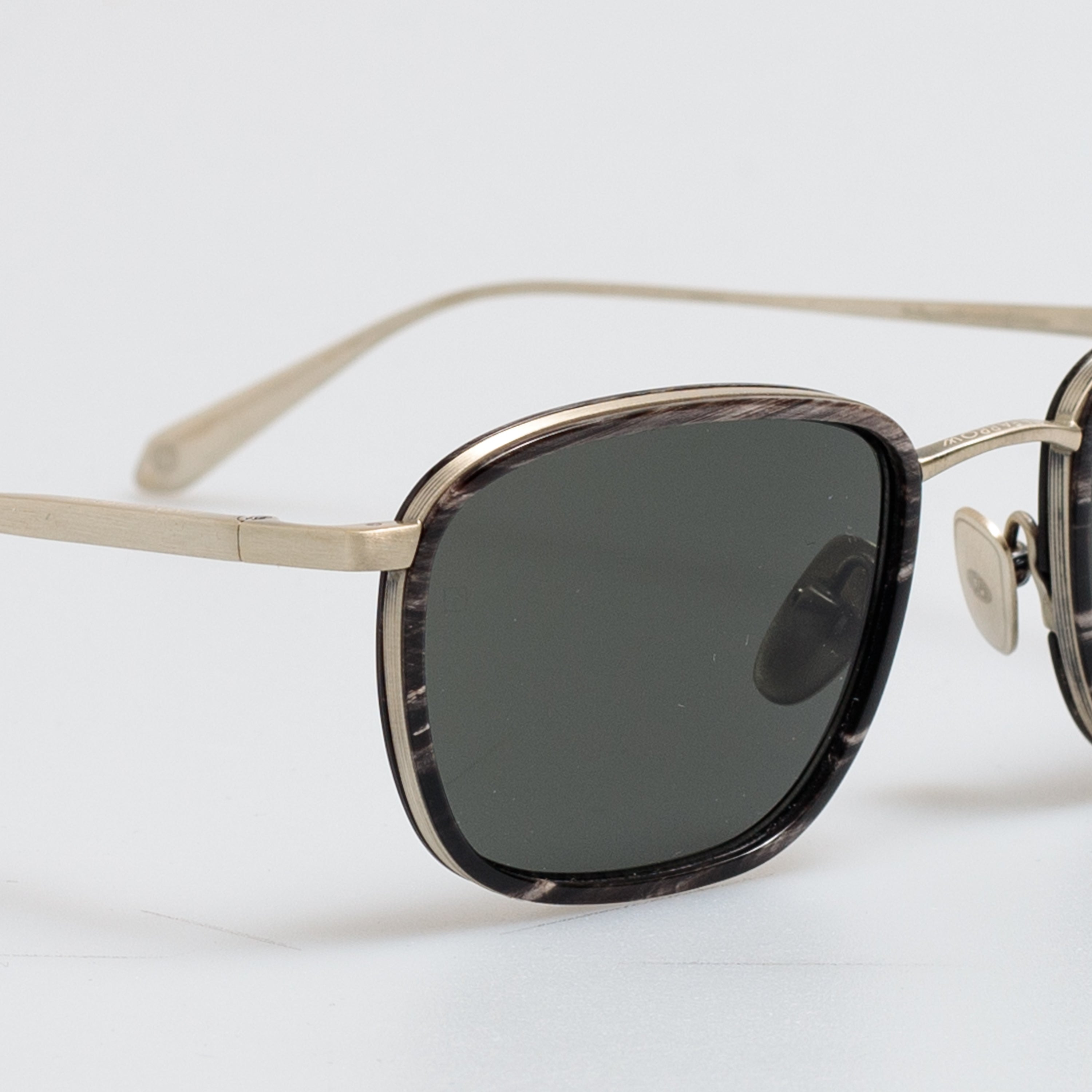 Newton Sunglasses in Buffalo Horn and 925 Sterling Silver - 3