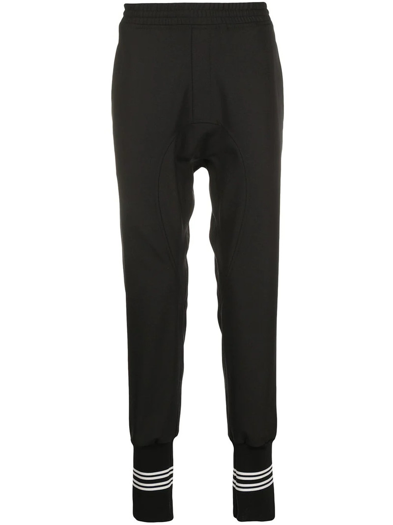 double stripe ribbed track trousers 1