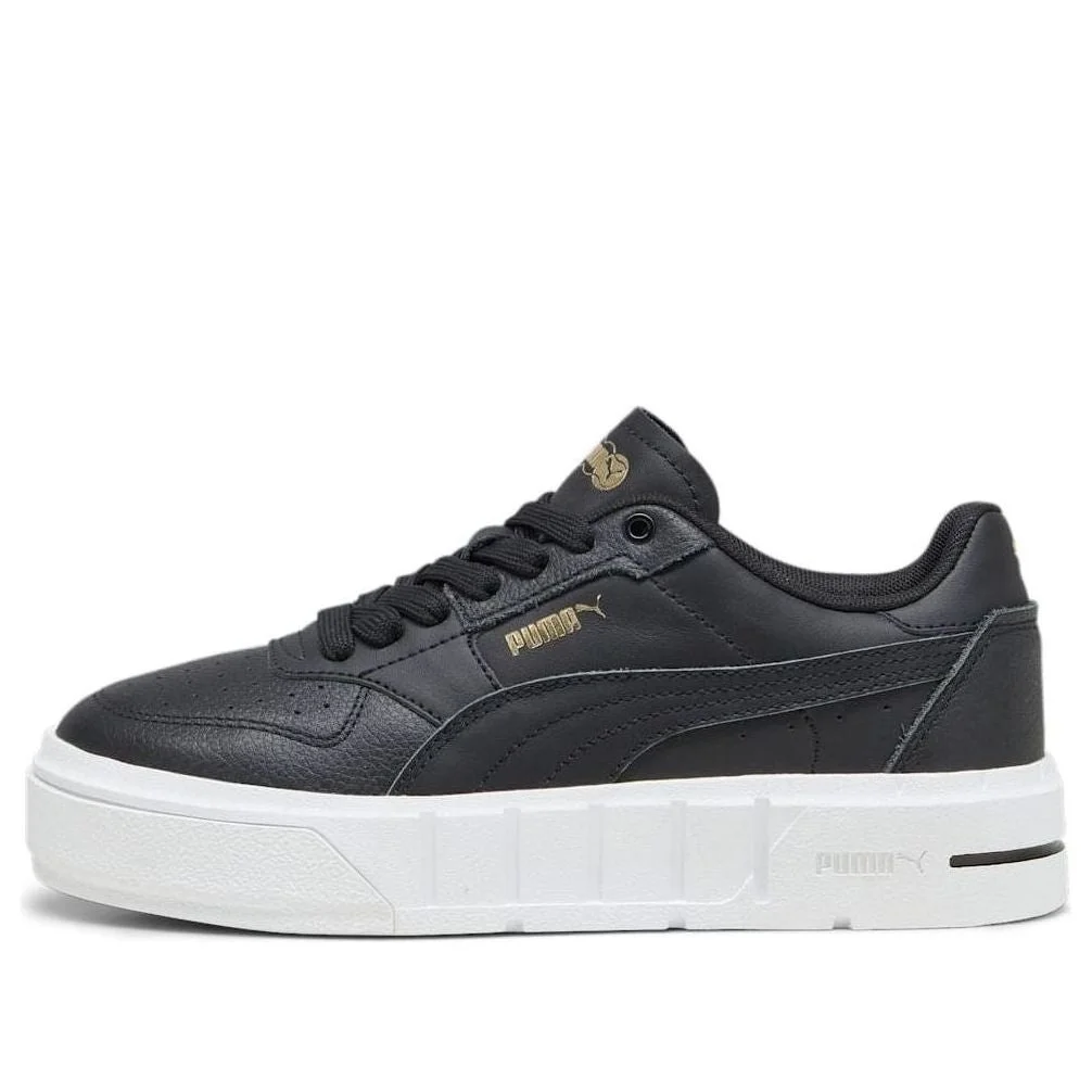 (WMNS) PUMA Cali Court Leather 'Black White' 393802-04 - 1