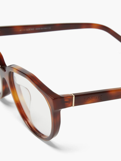 Loewe Oversized round acetate glasses outlook