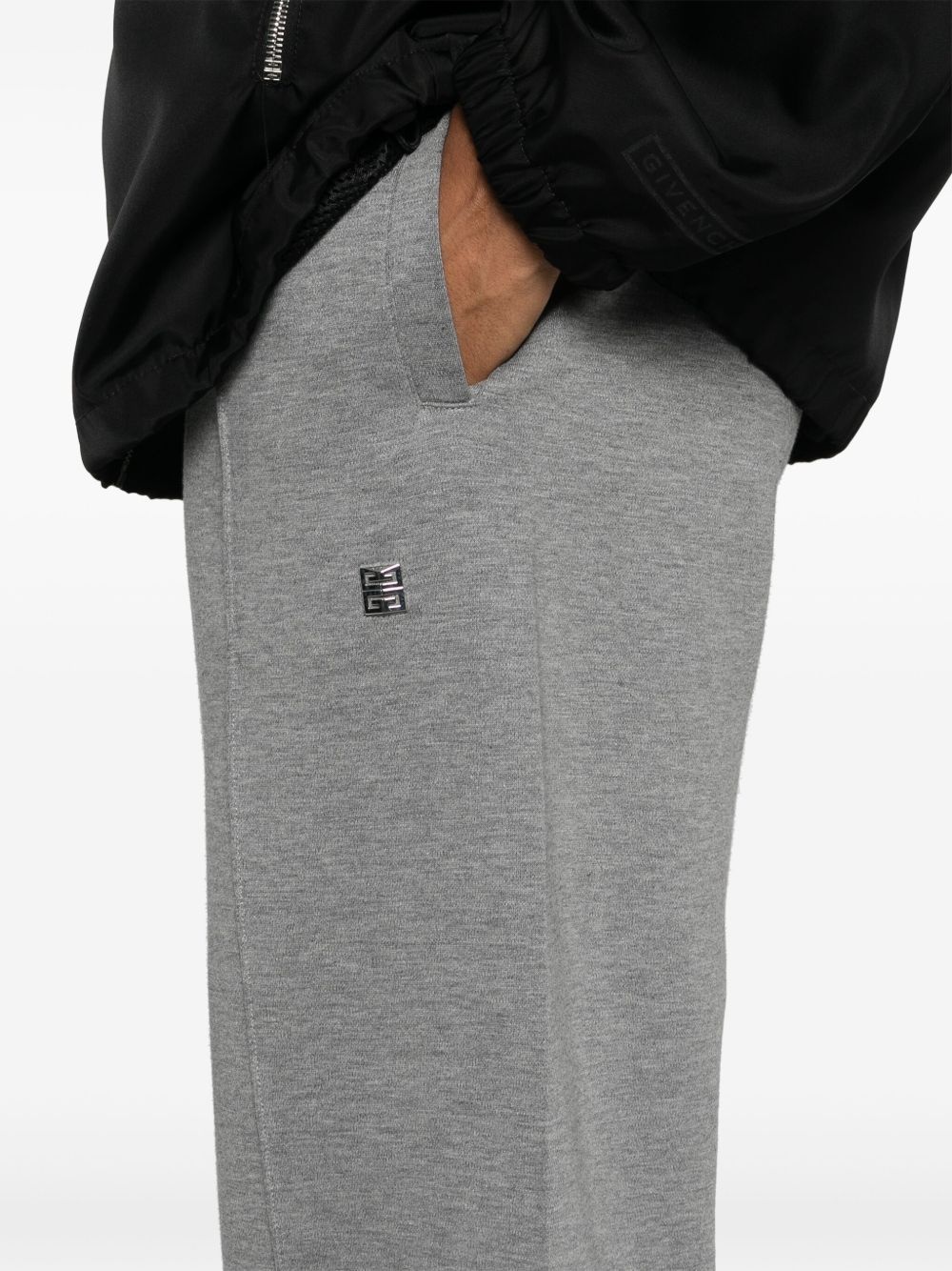 elasticated track pants - 5
