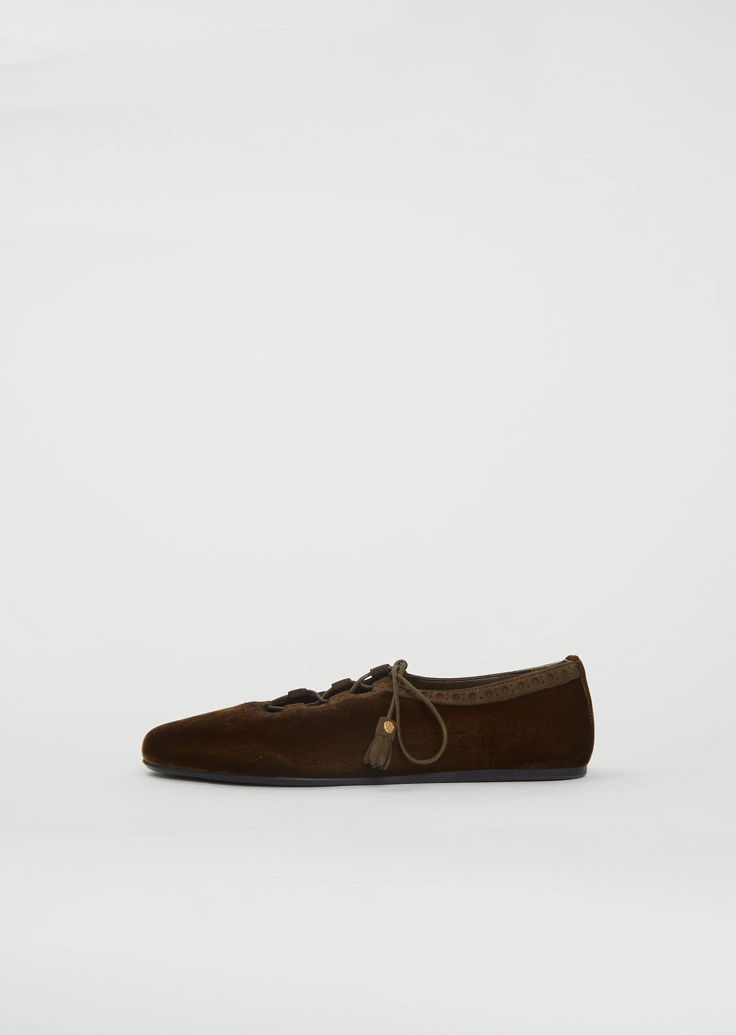 Rhea Velvet Ballerina - 1