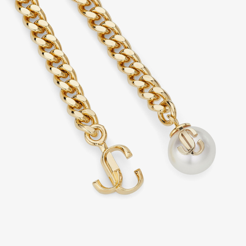 Bon Bon Bracelet
Gold-Finish Metal Bracelet with Pearl and JC Charm 3