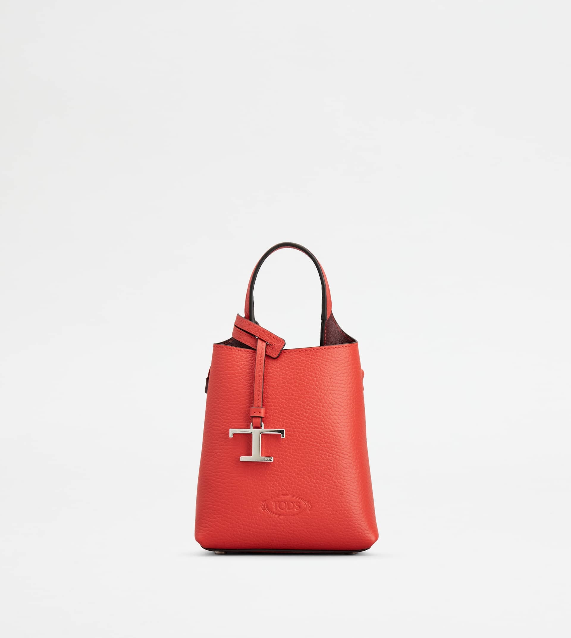 TOD'S MICRO BAG IN LEATHER - RED - 1