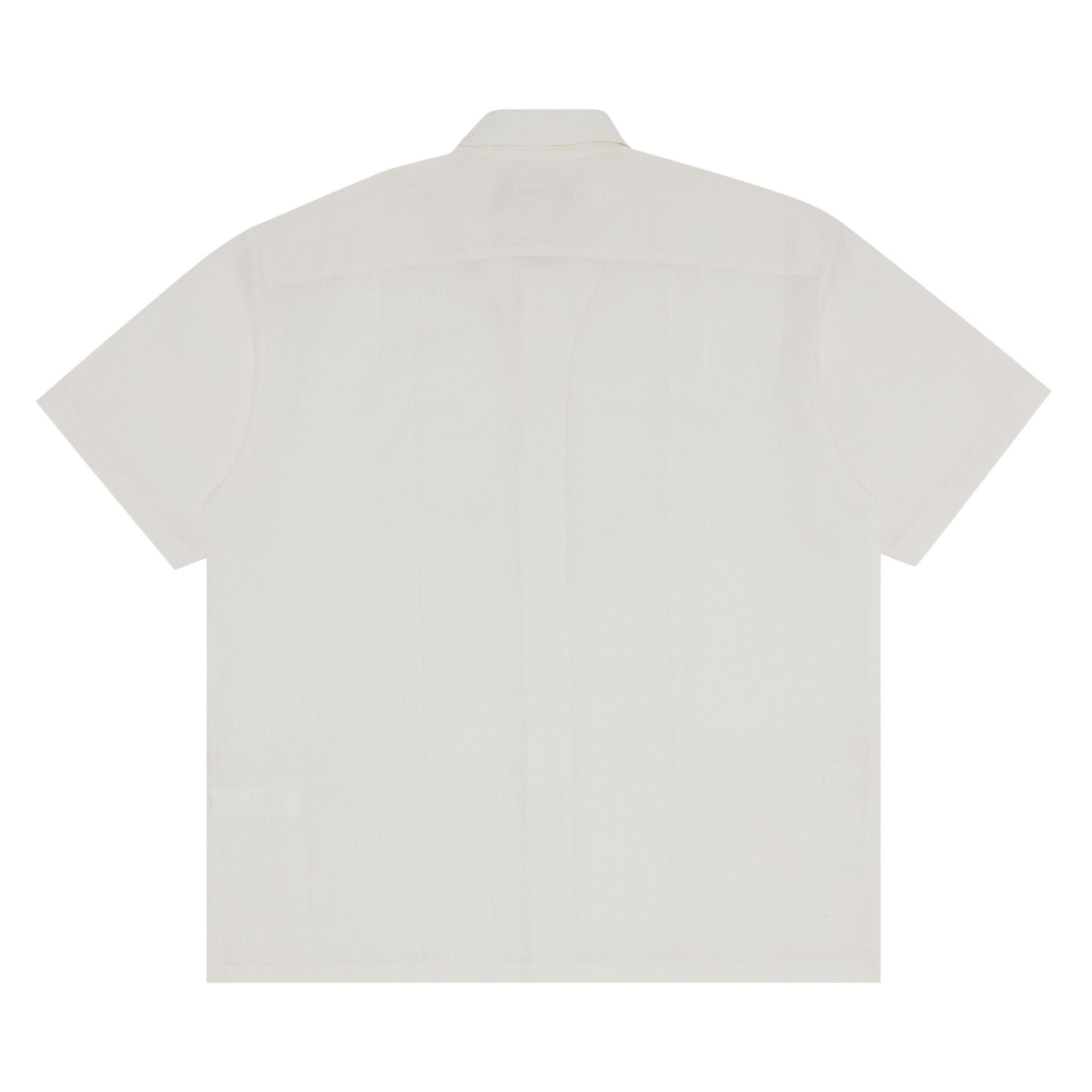 Supreme Supreme Mesh Panel Linen Short-Sleeve Shirt 'White