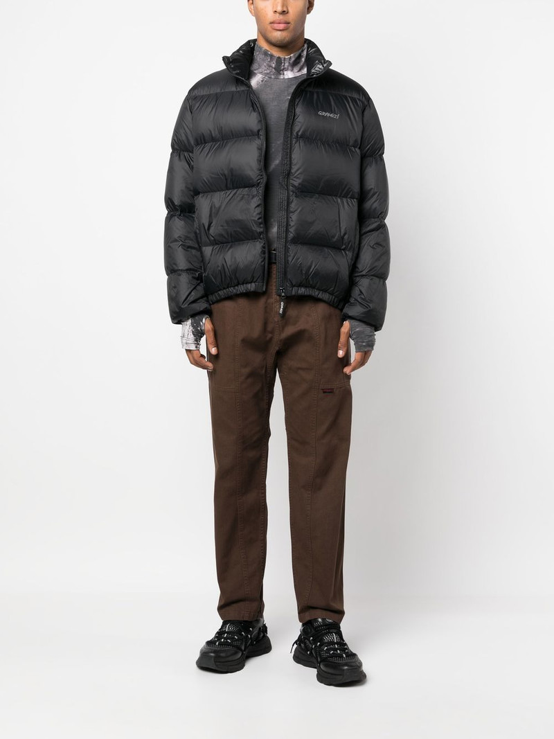 GRAMICCI logo-embroidered down puffer jacket outlook
