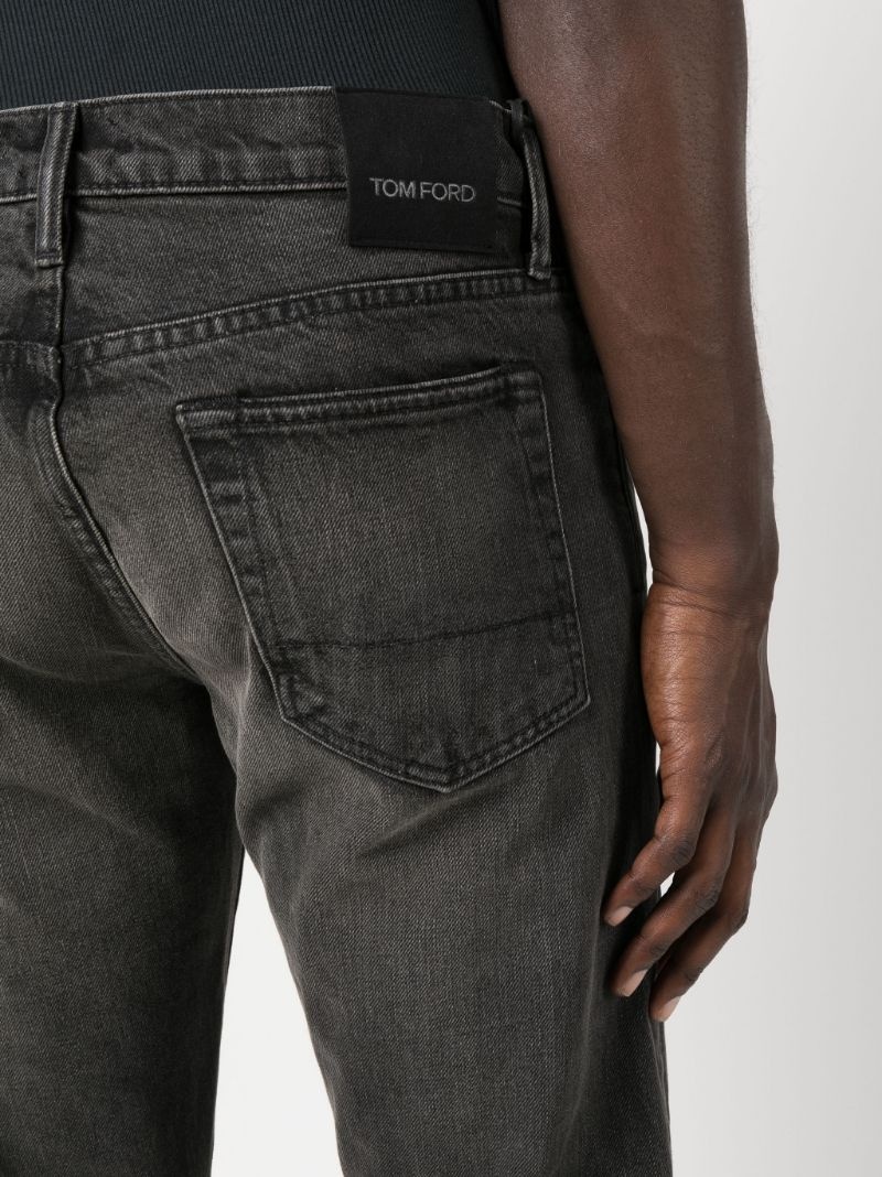 Selvedge straight-leg jeans - 5