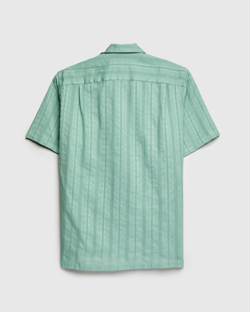 Portuguese Flannel Almada Shirt in Green outlook