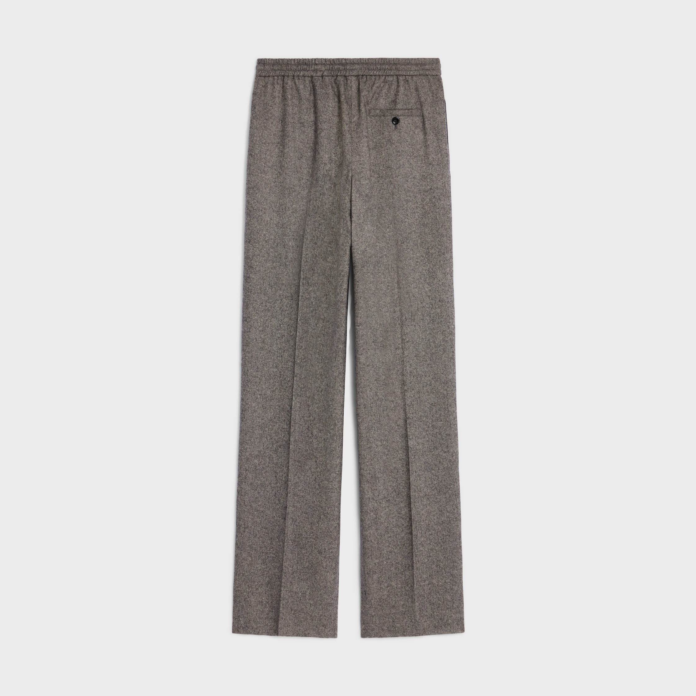 drawstring trousers IN cashmere flannel - 2
