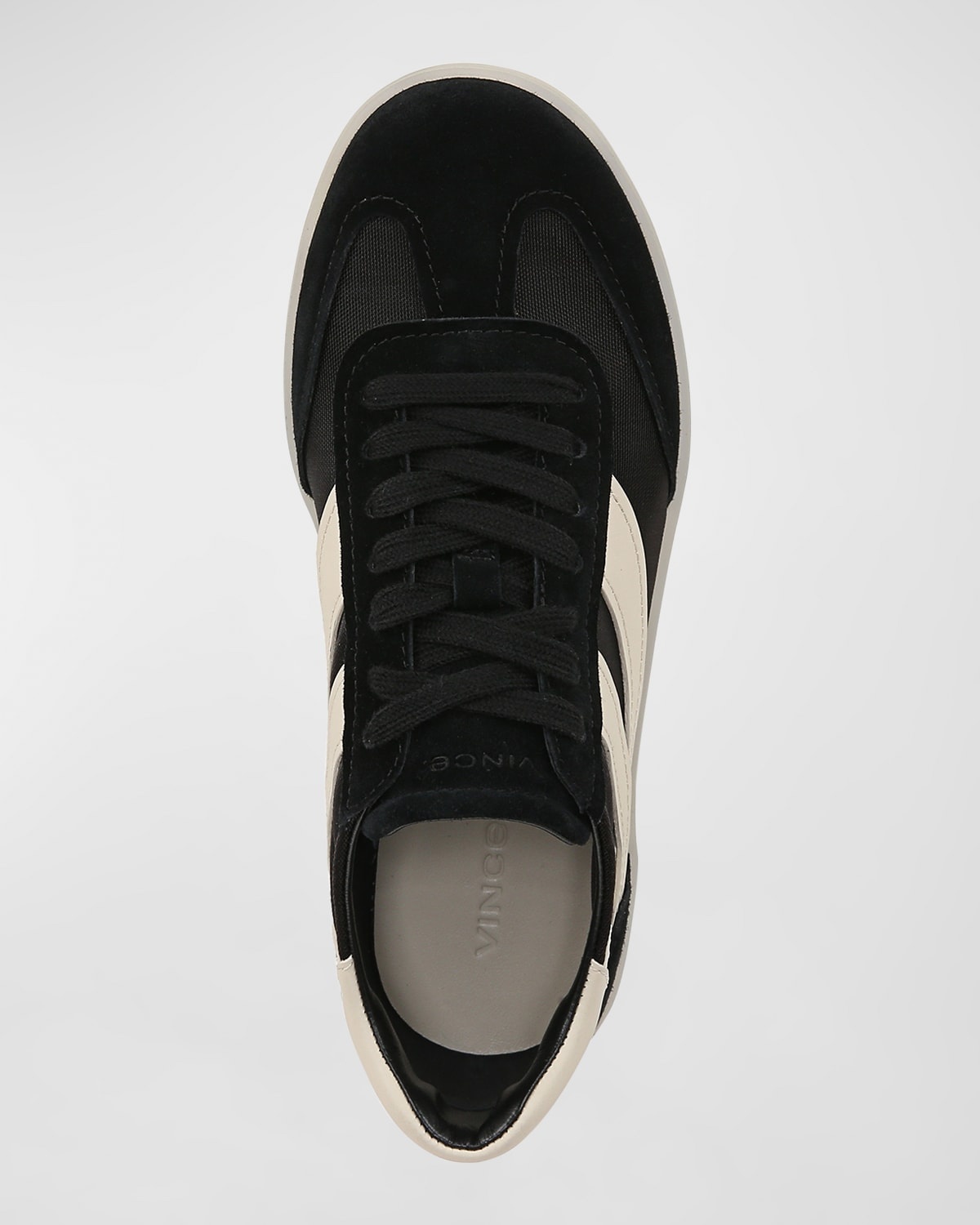 Oasis Mixed Leather Retro Sneakers - 4